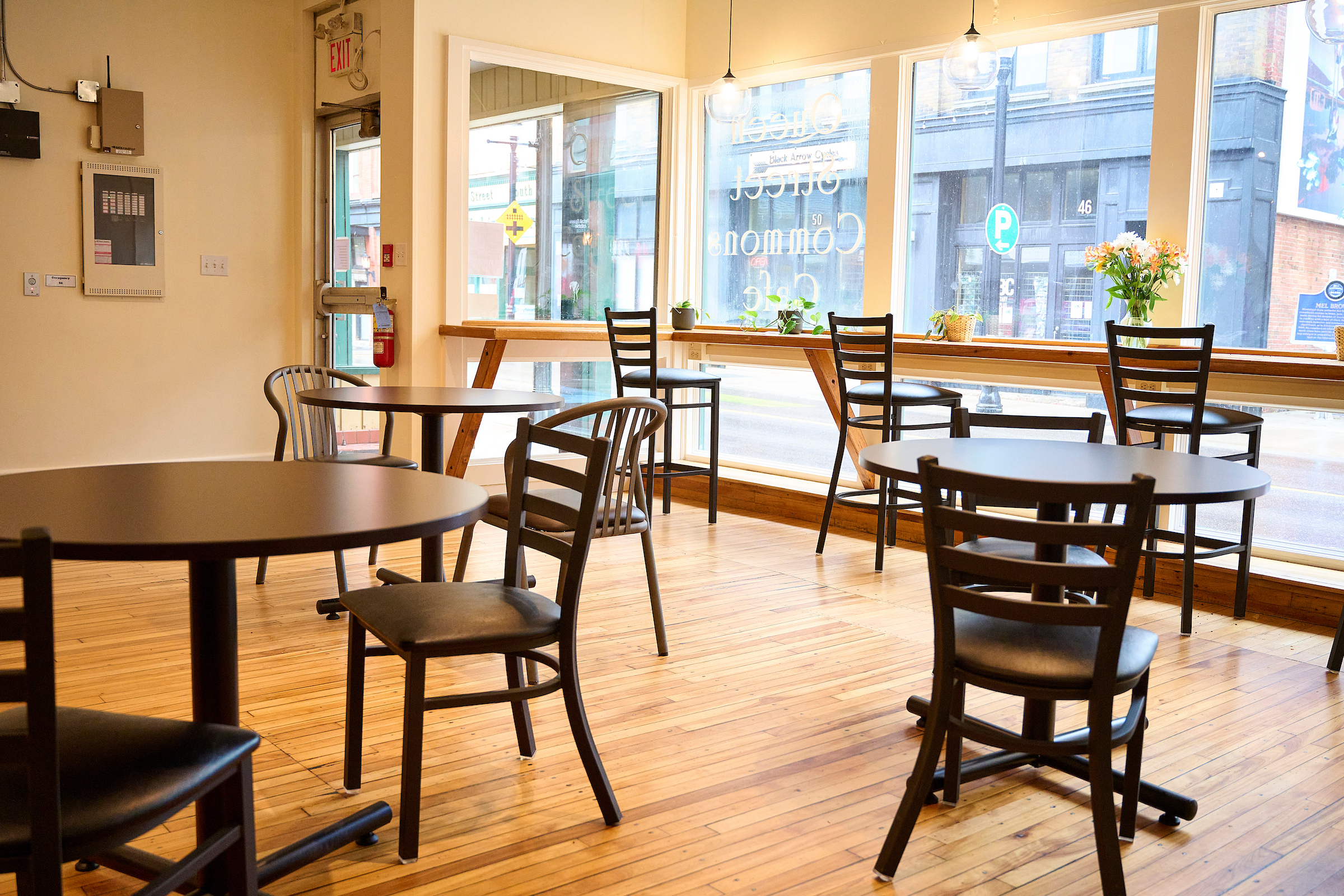 Queen Street Commons Café tables and chairs