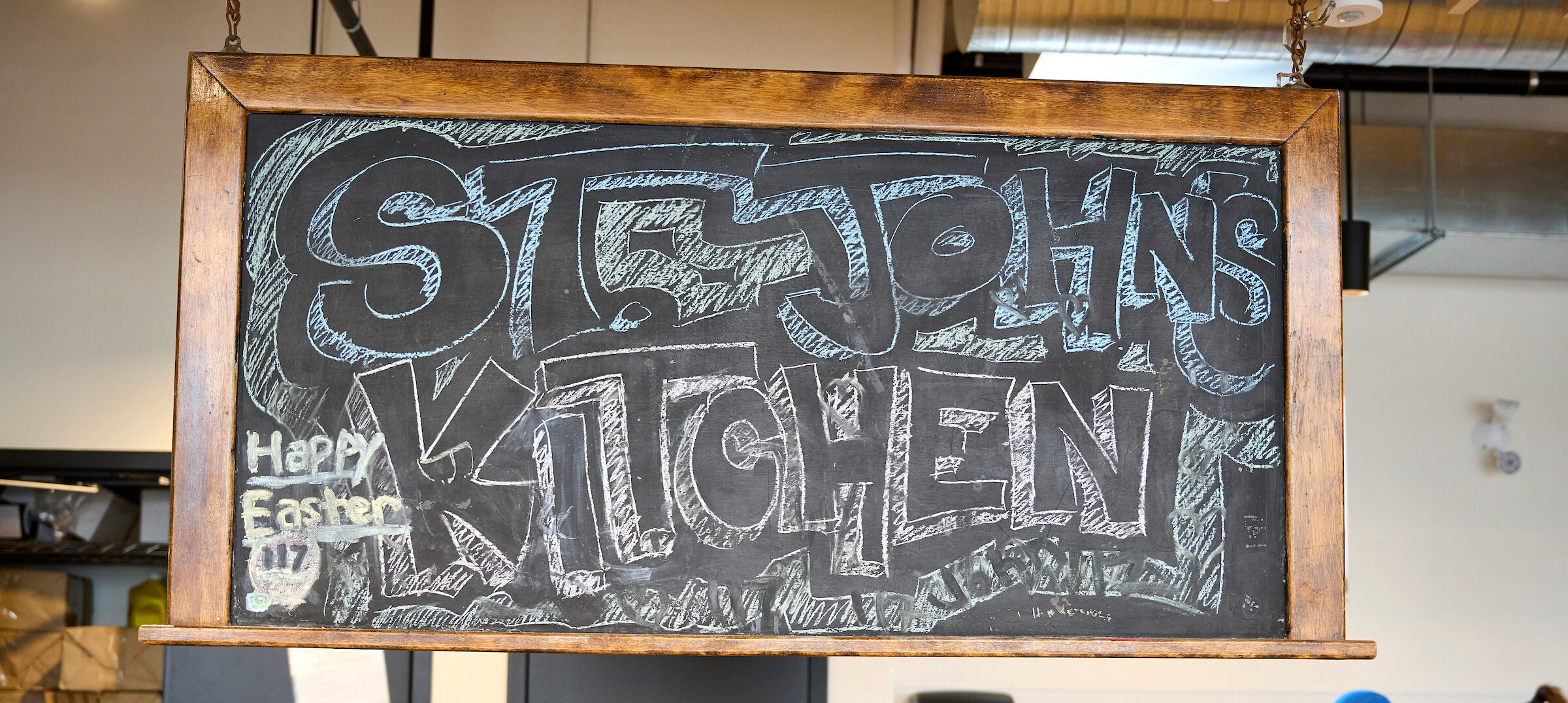 St. John's Kitchen sign
