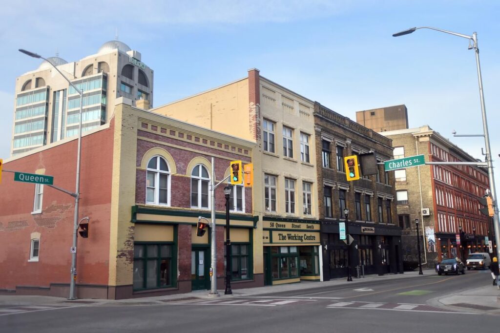View of The Working Centre buildings on Queen Street